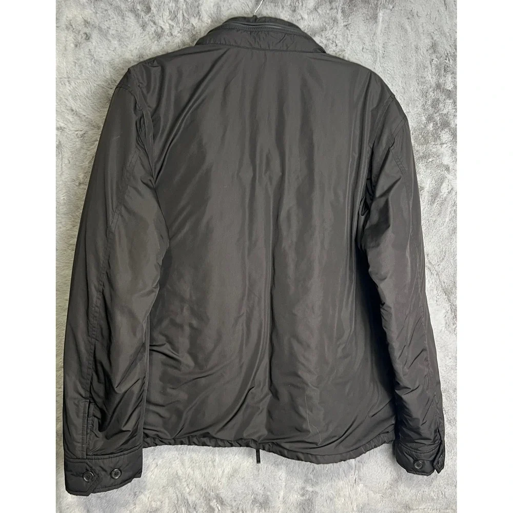 Polo Ralph Lauren Mens Black Full Zip Windbreaker Jacket L Polyester Shell Hood - Picture 11 of 12